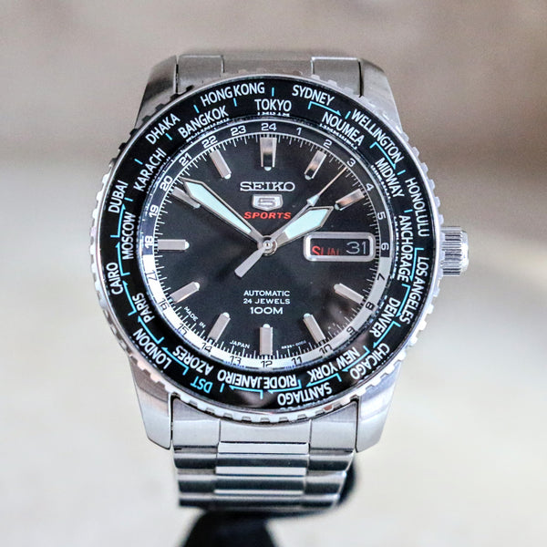 SEIKO - 5 Sport – World Time