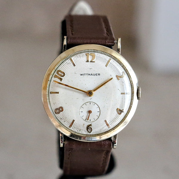 Shop Wittnauer Mechanical Watch 33mm Vintage 10K GF SECOND HAND