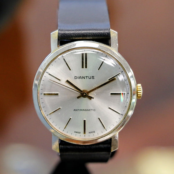 1960's DIANTUS Antimagnetic Watch Cal. EB 8800 Swiss Made Vintage Wris �  SECOND HAND HOROLOGY