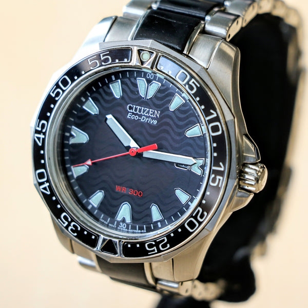 CITIZEN Eco-Drive Infusion Watch Ref. BN0030-71E Date Indicator WR