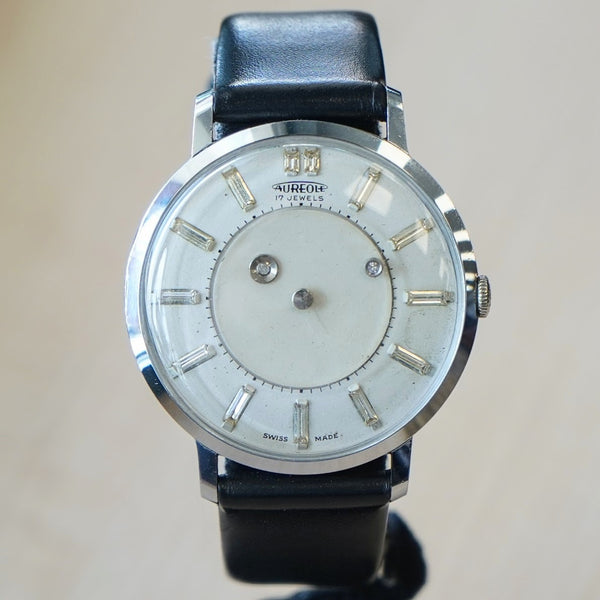 Vintage Aureole Mystery Dial Watch sold 1960's Swiss Made