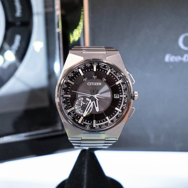 CITIZEN Eco-Drive Satellite Wave Wristwatch Super Titanium Case