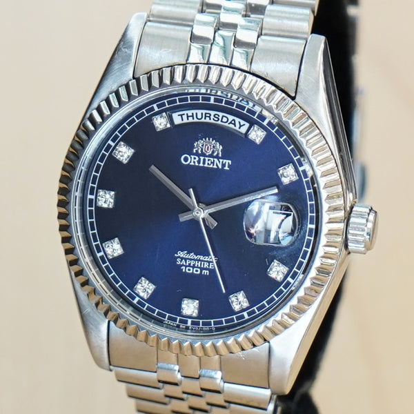 ORIENT Automatic Sapphire Watch President Oyster EV0J-C0-B