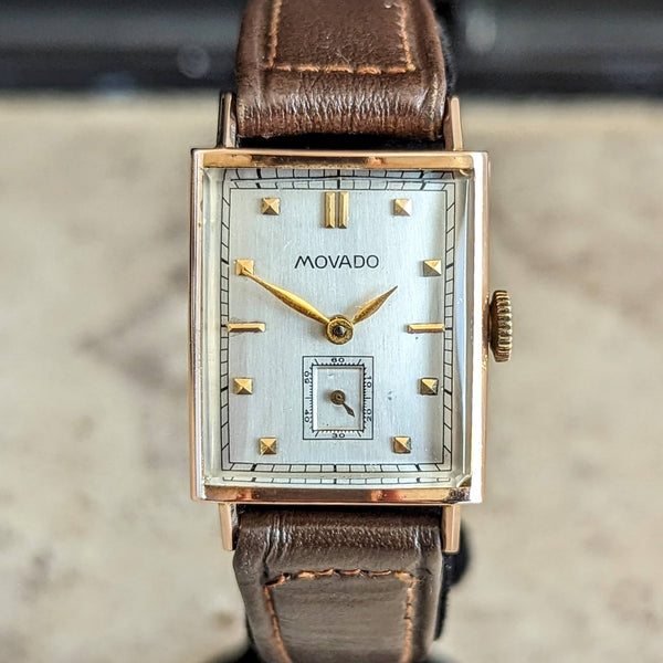 本物の 1940s 14K Watch Movement GOLD 腕時計(アナログ