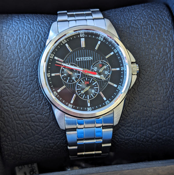 CITIZEN Quartz Watch Ref. AG8340-58E ALL Stainless Steel Cal. 6329