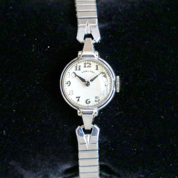 1955 HAMILTON JENNY-B Ladies Watch Grade 757 22 Jewels USA Made Wristwatch