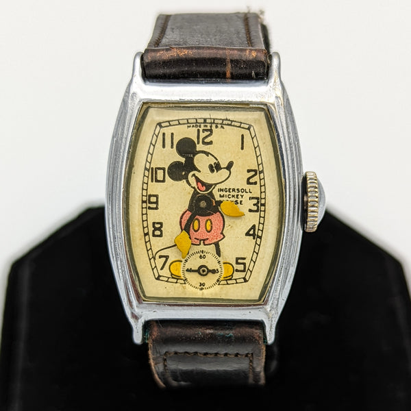 1930s Ingersoll Mickey Mouse Watch The watch is reproduced according to the famous model of  main image 3