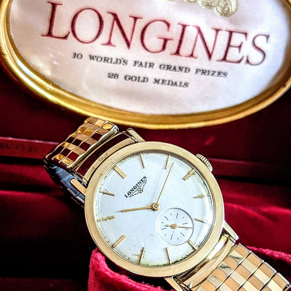 LONGINES Watch Cal 22L 17 Jewels 14K GOLD Vintage Swiss