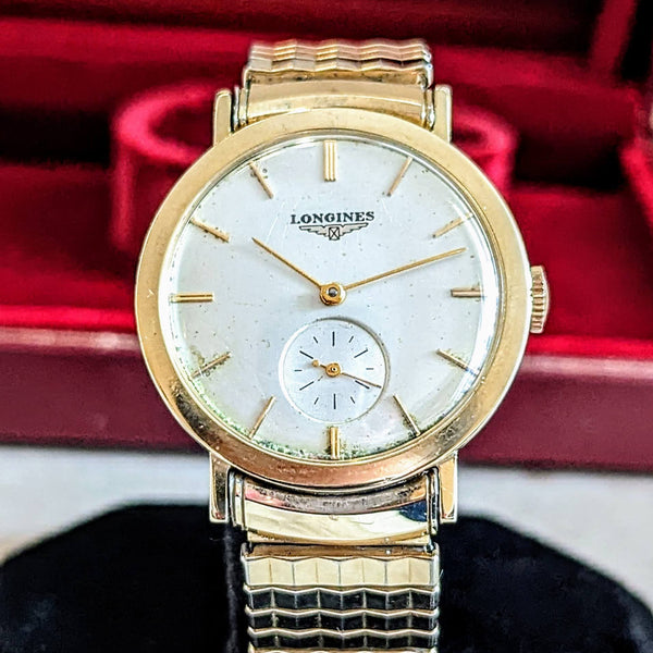 LONGINES Watch Cal 22L 17 Jewels 14K GOLD Vintage Swiss