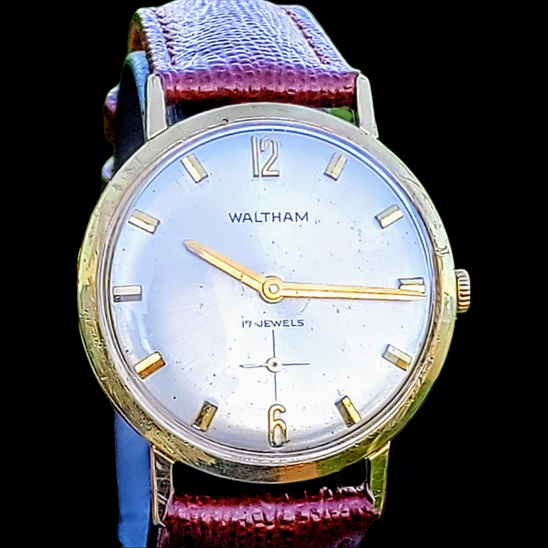 Vintage Waltham men's manual winding good watch Lorsa P72 17Jewels 1960s