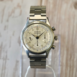Vintage Wittnauer Professional Chronograph Watch Valjoux 72 36mm S.S. Swiss Made Wristwatch