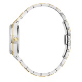 Classic Bulova Prestige Women’s Watch 98P234 Date MOP & Diamond Dial 32mm ALL 2-Tone S.S.