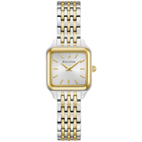Bulova Ladies’ Classic Sutton Square Watch 98L330 23mm ALL 2-Tone S.S.