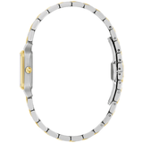 Bulova Ladies’ Classic Sutton Square Watch 98L330 23mm ALL 2-Tone S.S.