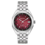 Bulova Jet Star Precisionist Watch 96B401 40mm ALL Stainless Steel