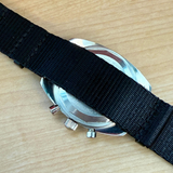 Vintage CLEBAR Chronograph Dive Watch Incabloc Valjoux 7733 17 Jewels 37mm S.S. Swiss Wristwatch