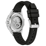 Bulova Marine Star Automatic Watch 98B465 Date 41mm - Silver to Black Dial - StainlessSteel