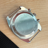 Vintage CLEBAR Chronograph Dive Watch Incabloc Valjoux 7733 17 Jewels 37mm S.S. Swiss Wristwatch