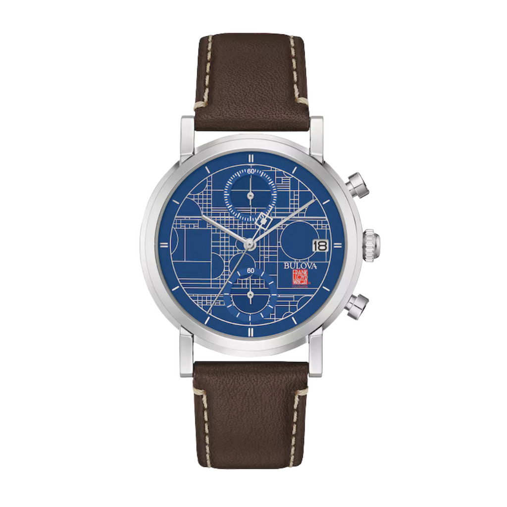Bulova Blueprint Chronograph 96B367 – Frank Lloyd Wright – SECOND HAND ...
