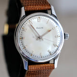 1950s ELGIN Durapower Wristwatch Ref. 4256 19 Jewels Cal. 777 ADJ’D Vintage U.S.A. Made Watch