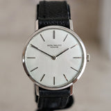 1965 PATEK PHILIPPE Calatrava Wristwatch Ref. 3537 18K White Gold Watch Cal. 23-300