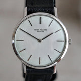 1965 PATEK PHILIPPE Calatrava Wristwatch Ref. 3537 18K White Gold Watch Cal. 23-300