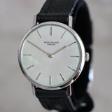 1965 PATEK PHILIPPE Calatrava Wristwatch Ref. 3537 18K White Gold Watch Cal. 23-300