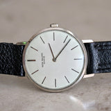 1965 PATEK PHILIPPE Calatrava Wristwatch Ref. 3537 18K White Gold Watch Cal. 23-300