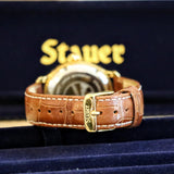 STAUER Quartz Watch Ref. 20411 Art Deco Style Wristwatch – In BOX!