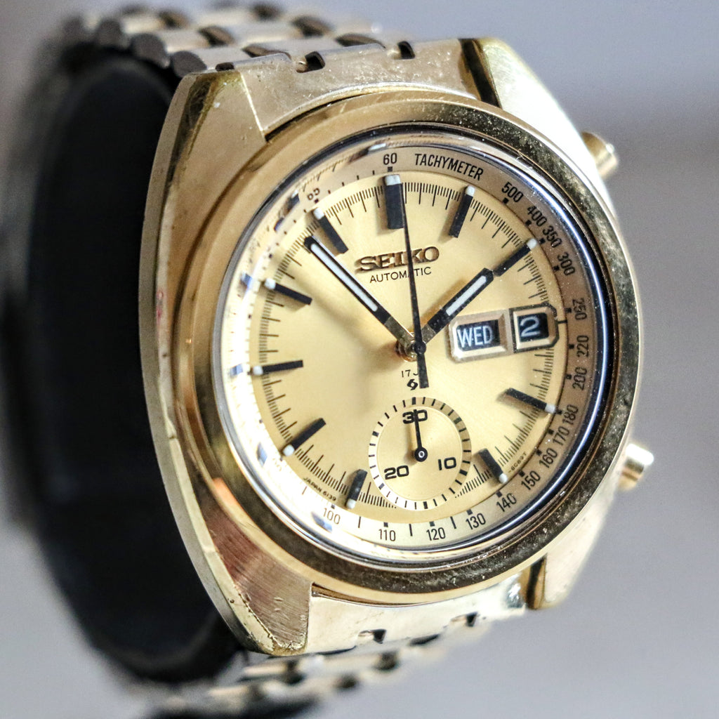 1972 SEIKO Golden Chronograph Automatic Watch Ref. 6139-6015 Vintage W ...