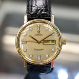 1975 OMEGA Seamaster De Ville Automatic Watch Ref. C6336 Diamond Dial Cal. 1020 Wristwatch