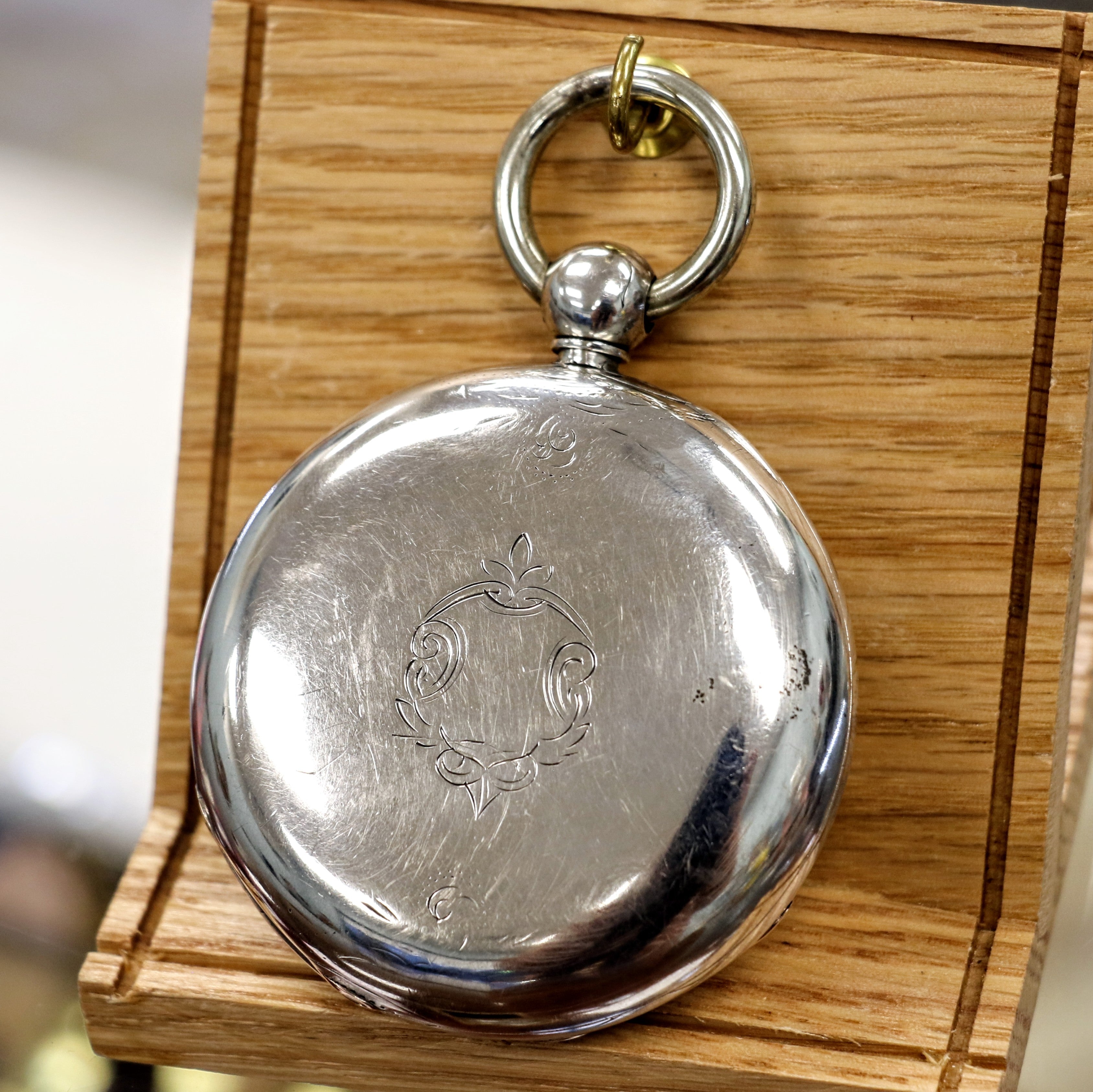 Antique 1868 ELGIN Grade 57 Wheeler Pocket Watch Key Wind