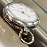 Antique 1868 ELGIN Grade 57 G.M. Wheeler Pocket Watch - Key Wind Silver Open Case