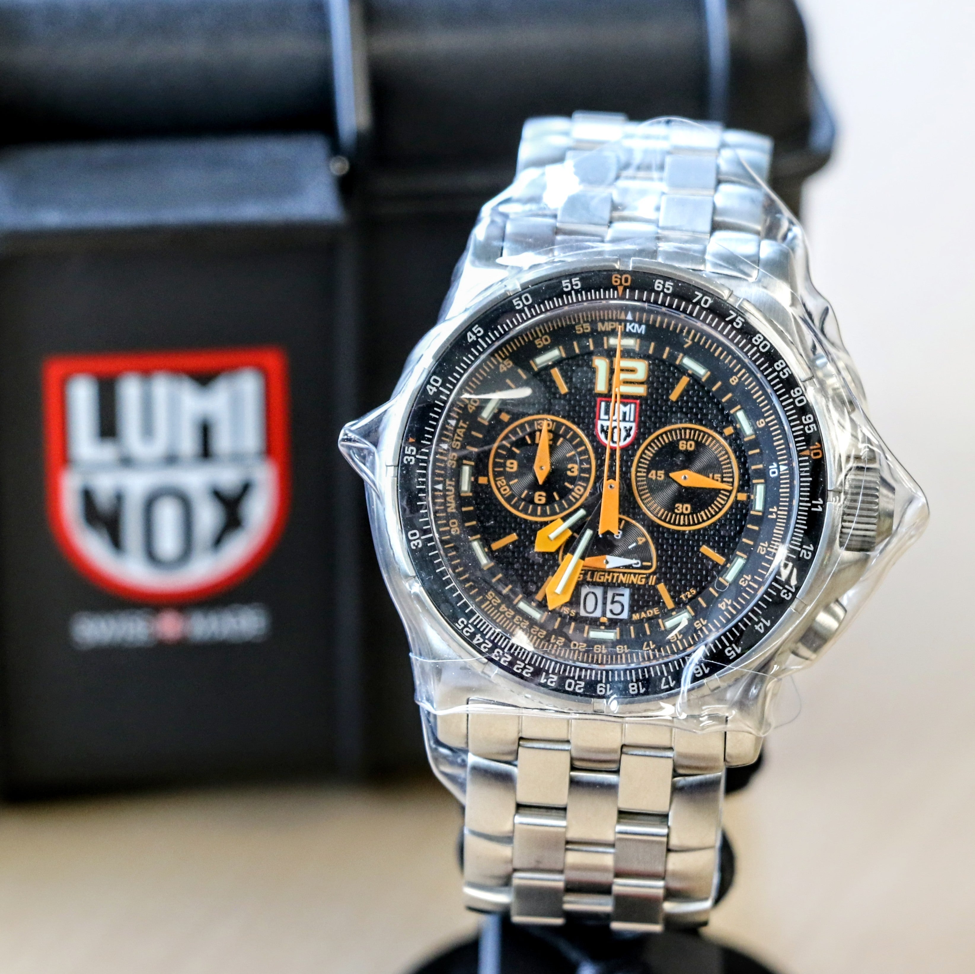 Brand-New LUMINOX F-35 Lightning II Chronograph Watch 9382 Quartz
