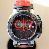 TISSOT T-RACE Chronograph Watch Quartz Date Indicator T048417 A - Original Red Silicone Strap