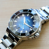 ORIS AQUIS Date Automatic Watch 7730 Dive Wristwatch Blue Dial Clipperton Limited Edition