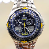 Blue Angels CITIZEN Eco-Drive SKYHAWK Chronograph Watch C650-T000959 - ALL Original