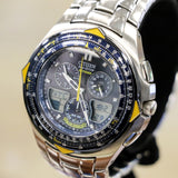 Blue Angels CITIZEN Eco-Drive SKYHAWK Chronograph Watch C650-T000959 - ALL Original