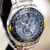 Blue Angels CITIZEN Eco-Drive SKYHAWK Chronograph Watch C650-T000959 - ALL Original