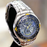 Blue Angels CITIZEN Eco-Drive SKYHAWK Chronograph Watch C650-T000959 - ALL Original