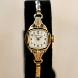 1970 CARAVELLE Wristwatch by Bulova 17 Jewels Cal. 0162 Ladies Cocktail Watch