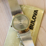 1981 BULOVA Accutron Quartz Day/Date Corporate Gift Mesh Bracelet & Box - All Original