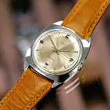 1969 TIMEX Electric Wristwatch Ref. 9454 Tonneau Case Hack Feature M40 Watch