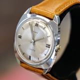 1969 TIMEX Electric Wristwatch Ref. 9454 Tonneau Case Hack Feature M40 Watch