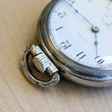 1908 ELGIN Pocket Watch 18s 7 Jewels Grade 294 Openface Vintage Timepiece