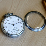 1908 ELGIN Pocket Watch 18s 7 Jewels Grade 294 Openface Vintage Timepiece