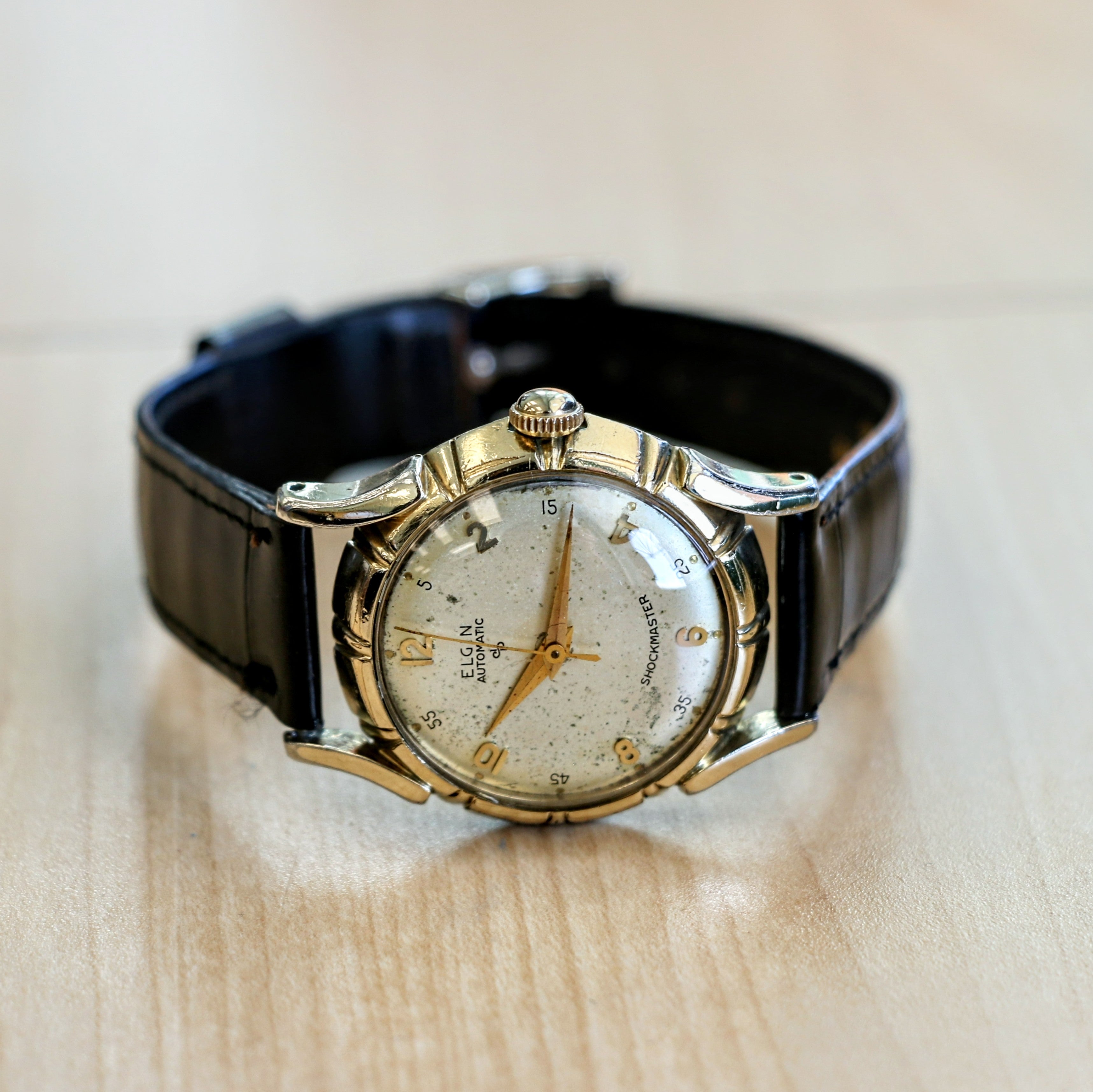 Vintage ELGIN Automatic Watch Durapower Shockmaster 6806 Wristwatch