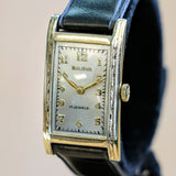 1936 BULOVA Phantom 17 Jewels Cal. 6AE Wristwatch Tank Case U.S.A. Watch 10K G.F. - In Box!