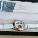 NOS J&S Joshua & Sons Automatic Watch Ref. JS-03-08 Triple Zone Time Wristwatch - In Box