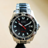CITIZEN Eco-Drive Infusion Watch Ref. BN0030-71E Date Indicator WR 300 Diver Wristwatch